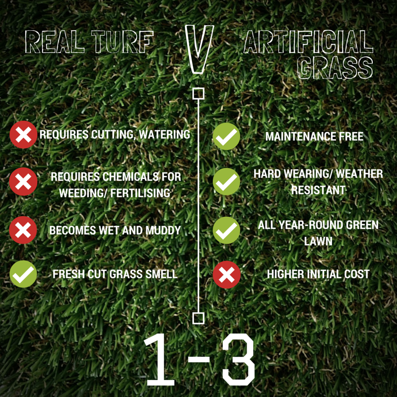 Real Turf V Artificial Grass