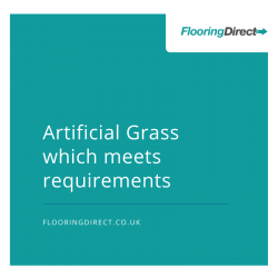 Artificial grass which meets requirements