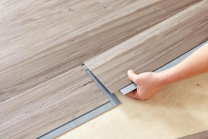 Vinyl flooring could be an option for your kitchen.