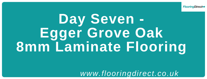 Egger Grove Oak 8mm Laminate Flooring is available from Flooring Direct in the Christmas Sales