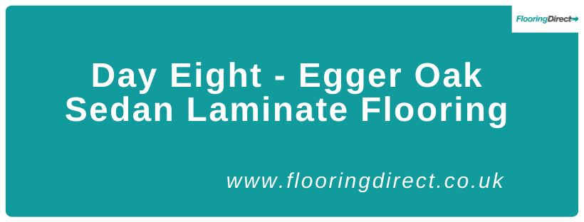 Day Eight - Egger Oak Sedan Laminate Flooring is available in the Flooring Direct Christmas Sales