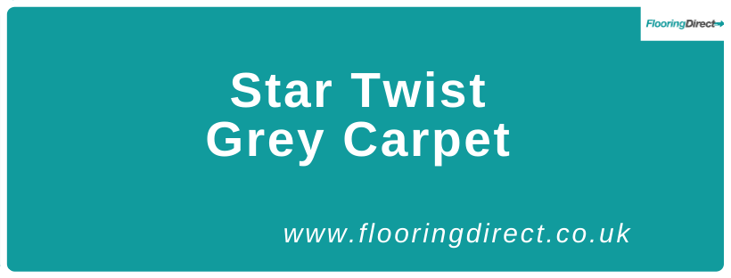 Star Twist Grey Carpet is available from Flooring Direct