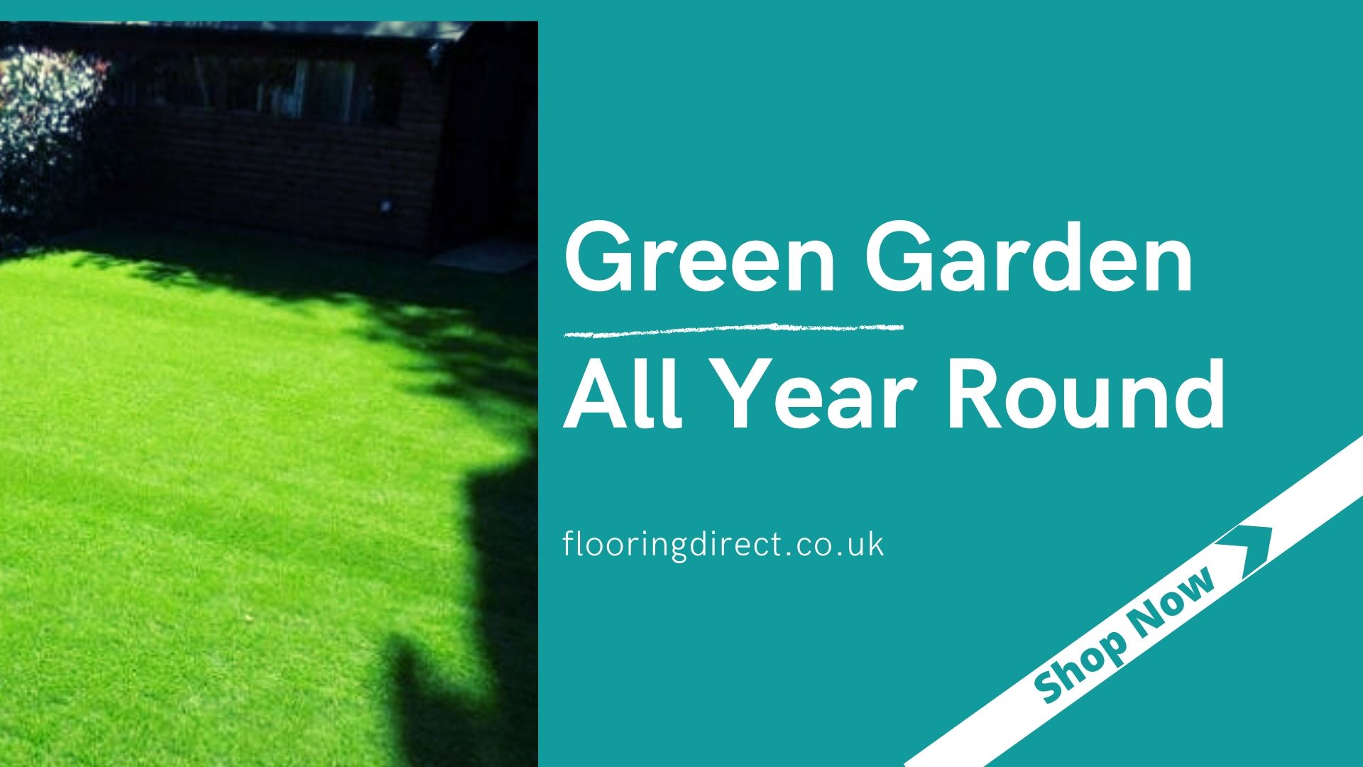 Green Garden all year round with artificial grass!
