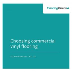 Improve employees morale, choose commercial vinyl flooring