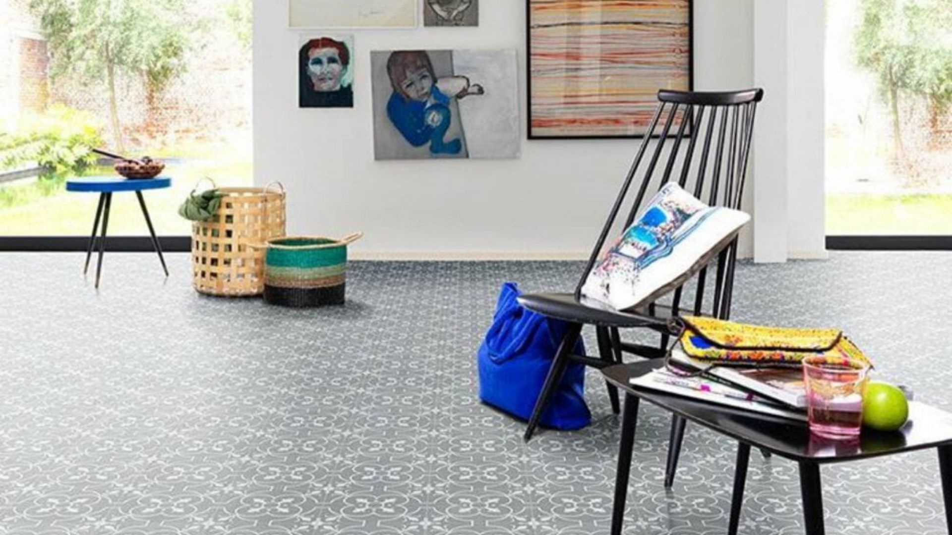 Make yourself feel at home in your office with commercial vinyl flooring. 