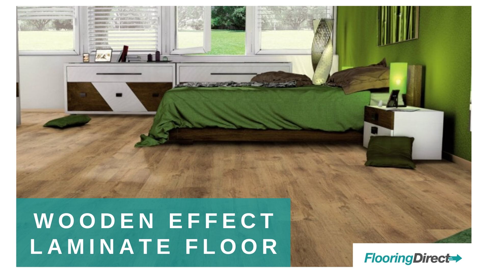 Finding the right wooden effect of laminate floors.