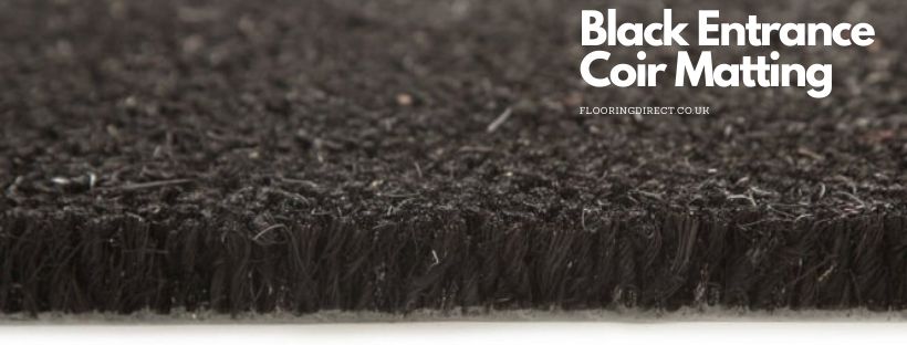 Black Entrance Coir Matting