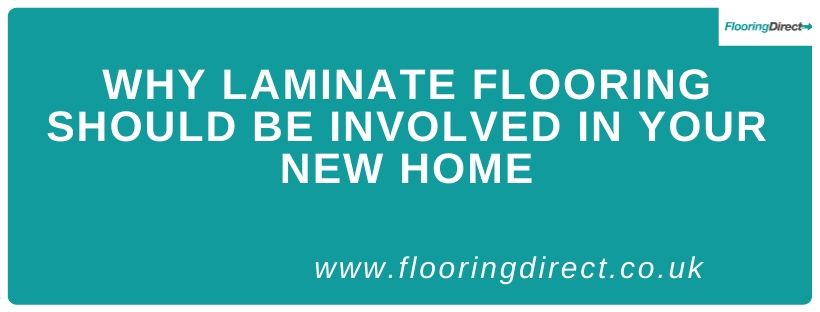 Laminate flooring involved in a home makeover header image. 
