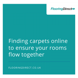 Carpets online can help your flooring to flow together