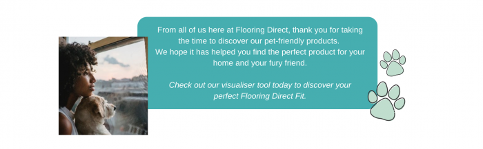 Where to buy pet friendly flooring infographic