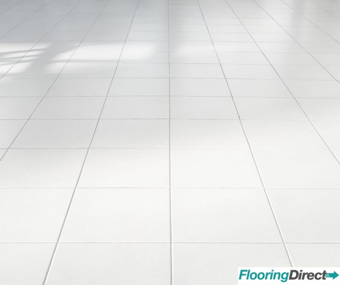Vinyl flooring looks nice and can be made into ceramic tiles