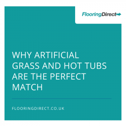 Artificial grass can withhold a hot tub