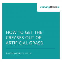 How to get the creases out of your artificial grass
