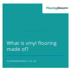 What is vinyl flooring made of?