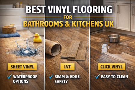 Best Vinyl Flooring for Bathrooms & Kitchens UK
