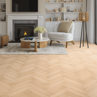 Aderdare Oak Herringbone Engineered Oak Flooring 15mm x 90mm Smooth & Invisible UV Oiled