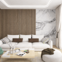 Aged Oak Wide Slat Panel