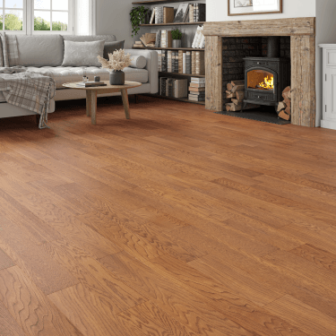 Aldgate Oak Engineered Oak Flooring 14mm x 125mm Golden Brushed & UV Oiled