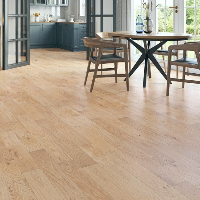 Allona Addison Oak Engineered Oak Flooring 10mm x 125mm Smooth & UV Lacquered