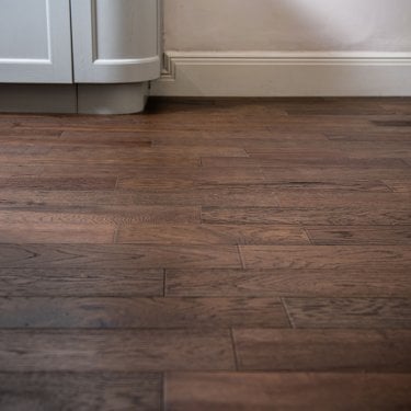 Engineered Black Washed Oak 14mm x 125mm Brushed & Lacquered
