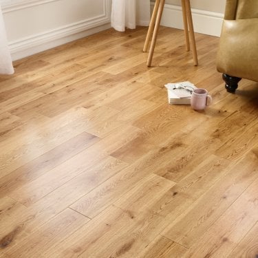 Engineered European Oak Flooring 14mm x 125mm Lacquered
