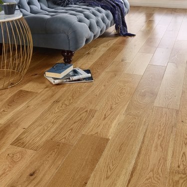Engineered European Oak Flooring 14mm x 150mm Lacquered