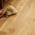 Engineered Natural Oak 14mm x 190mm Brushed & Lacquered