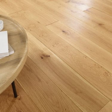 Engineered Natural Oak 15mm x 190mm Brushed & Hardwax Oiled