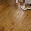 Engineered Wheat Oak 18mm x 125mm Brushed & Lacquered