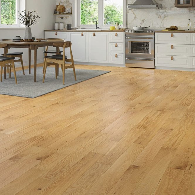Allona Neston Oak Engineered Oak Flooring 10mm x 125mm Brushed & UV Oiled