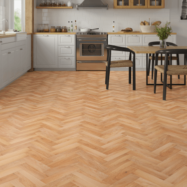 Ashbourne Oak Herringbone Engineered Oak Flooring 10mm x 80mm UV Oiled