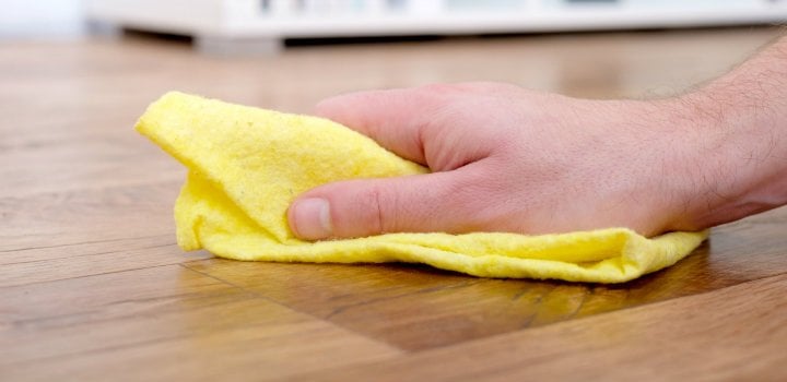 removing-stains-from-luxury-vinyl-flooring