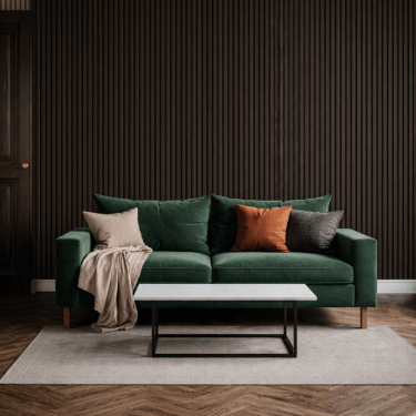 Dark Oak Wide Slat Panel