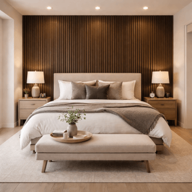 European Walnut Wide Slat Panel