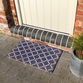 Coir Door Mat Geometric Circles
