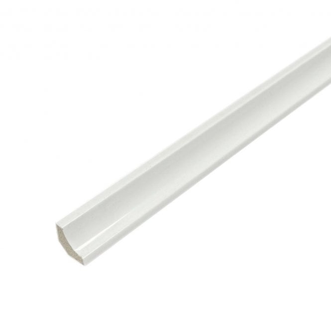 Flooring Direct Waterproof Scotia Beading White 2.4m x 10 Lengths (24m)