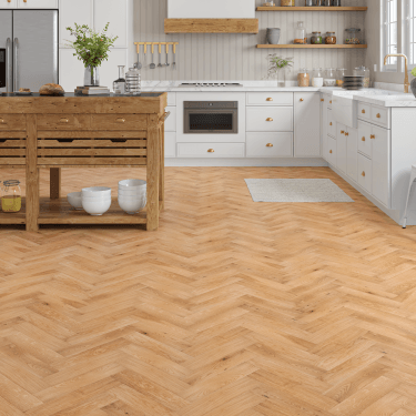Highworth Oak Herringbone Engineered Oak Flooring 20mm x 80mm Natural Brushed & UV Oiled
