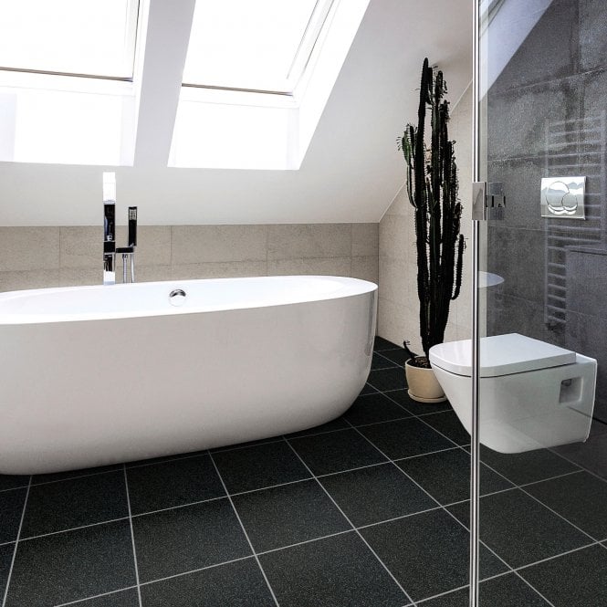 Luvanto Design Black Sparkle QAF-LVT-16