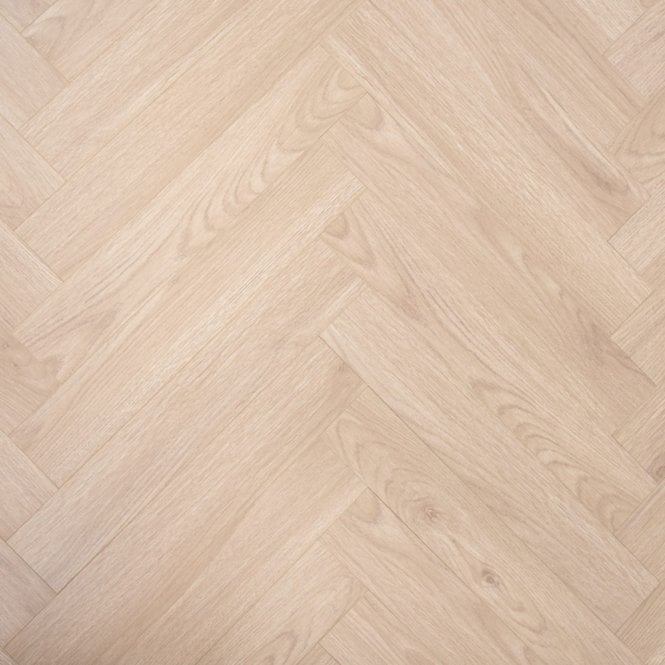 Malmo Oakdale Cliveden Herringbone 8mm Laminate Flooring 600mm x 100mm Grey Brown
