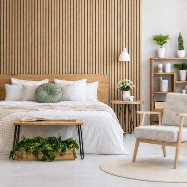Natural Oak Wide Slat Panel