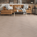 Oakdale Helmsley Herringbone 8mm Laminate Flooring 600mm x 100mm Smokey Grey