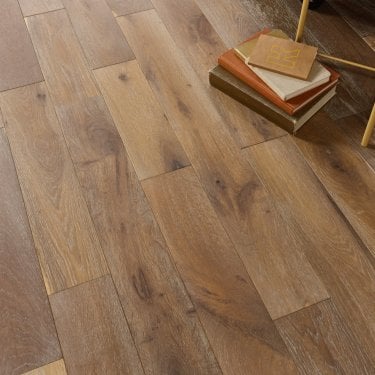 Engineered Smoked Grey Oak 14mm x 125mm Brushed & Oiled