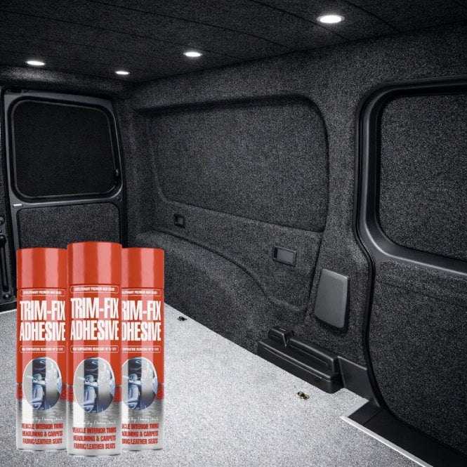 Vision Graphite 4 Way Stretch Van Lining Carpet
