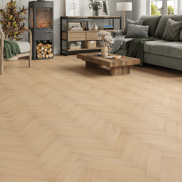 Wallesey Oak Herringbone Engineered Oak Flooring 20mm x 80mm Invisible Brushed & UV Oiled