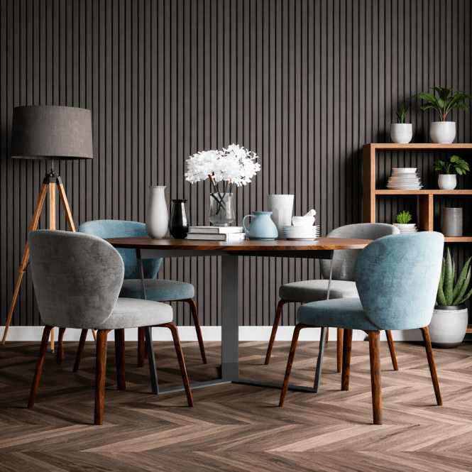 WondaWall™ Smoked Grey Wide Slat Panel